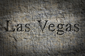 Fototapeta premium Engraved City Las Vegas