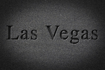 Fototapeta premium Engraved City Las Vegas