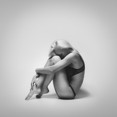 Naklejka premium Gorgeous blond