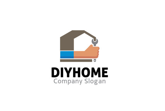 DIY Home Logo template