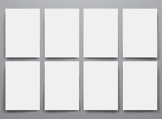 Design template blank booklets in vector graphics.