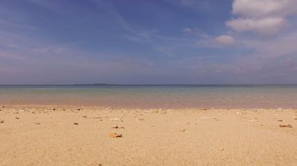 空撮 沖縄県 西表島 中野海岸 ビーチ