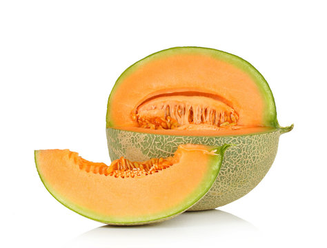 melon isolated on white background