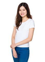 Fototapeta premium Asian young woman portrait