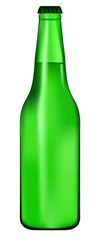 Green beer bottle