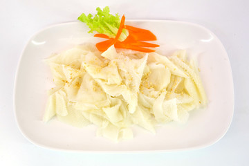 raw tripe ready to be grilled