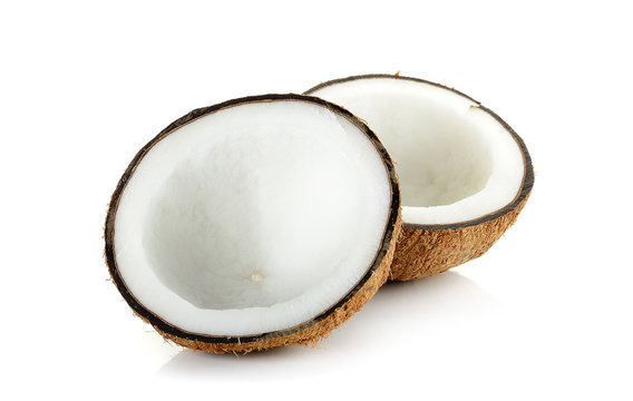 coconut isolated on the white background
