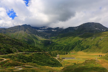 Naklejka premium Simplon Switzerland view