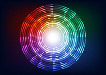 Fototapeta premium abstract vector technology background illustration