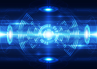 abstract vector future technology telecom background illustration