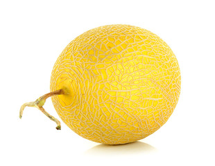 Cantaloupe melon isolated on the white background