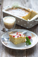 Rice souffle 