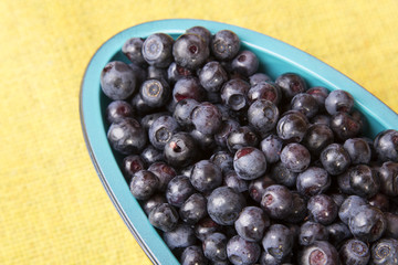 Blueberries in bowl