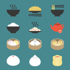Vector Chinese cuisine
