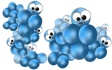 MRSA Staphylococcus aureus – Cartoon