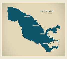 Modern Map - La Trinite MQ
