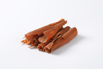 chocolate shavings
