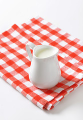 Jug of fresh milk