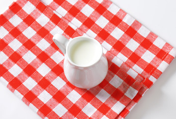 Jug of fresh milk