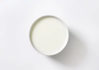 Küchenrückwand glas motiv Bowl of fresh milk © Viktor