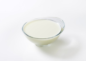 Bowl of fresh milk