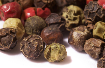 Macro Pepper corns