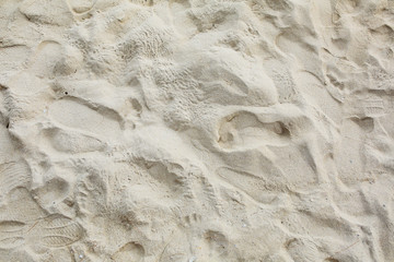 texture of sand. footprints in the sand.