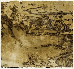 Fototapeta na wymiar Grunge sepia abstract texture background