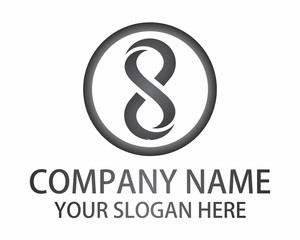 8 logo image vector