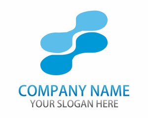 blue logo image vector
