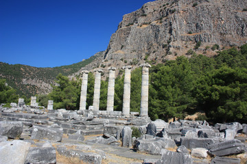 Obraz premium Die Ruine des Athena-Tempels- Priene