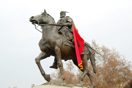  Skenderbey statue, Skopje , Macedonia