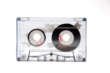Old audio casette tape