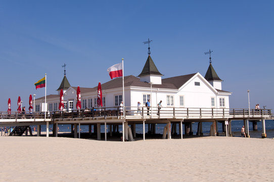 Seebr&uuml;cke Ahlbeck Insel Usedom 