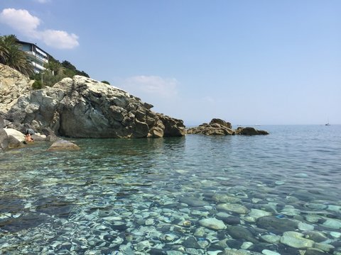 Varazze, Lungomare Europa, Mar Ligure, Liguria