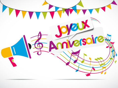 Décoration De Joyeux Anniversaire Image stock - Image du anniversaire,  vacances: 106383019