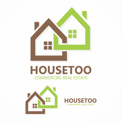 Vector real estate logo or icon