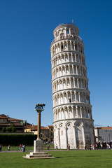 walking the streets of Pisa ,Italy  Famous Pisa tower