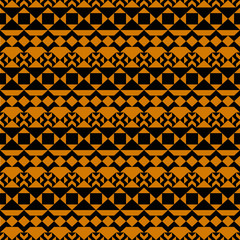Seamless pattern. African motifs. Geometric background.