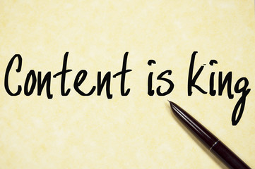 content is king 