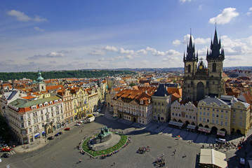 Naklejka na ściany i meble Old Town Square of Prague