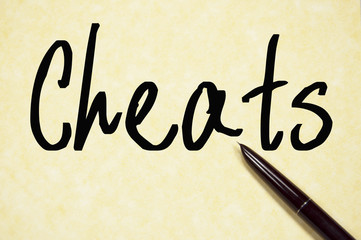 cheats word write on paper