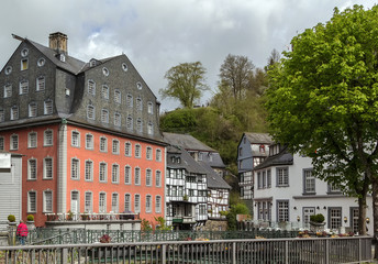 Fototapeta premium historic houses in Monschau, Germany
