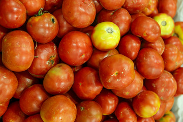 Healthy tomatoes background