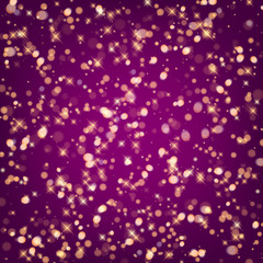 Glitter glow sparkles magical background. New year and christmas