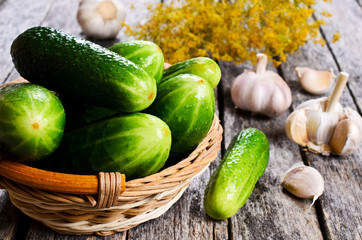 Cucumbers for canning