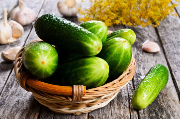 Cucumbers for canning