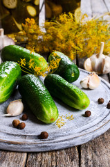 Cucumbers for canning