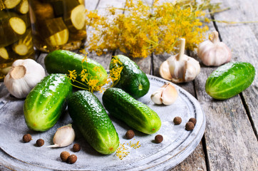 Cucumbers for canning