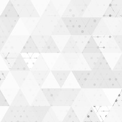 Fototapeta premium Vector background abstract polygon triangles. 